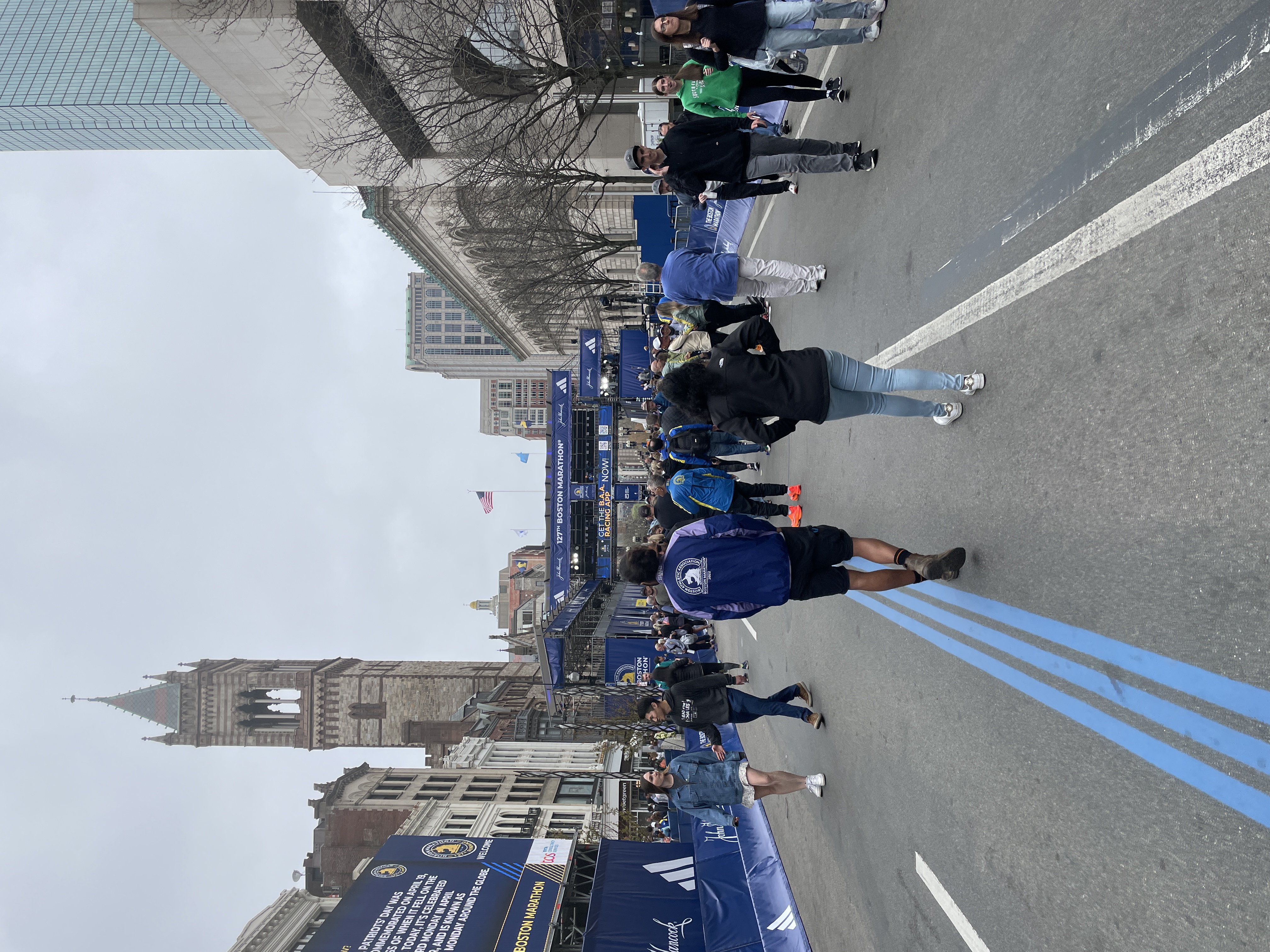 Day before Boston Marathon