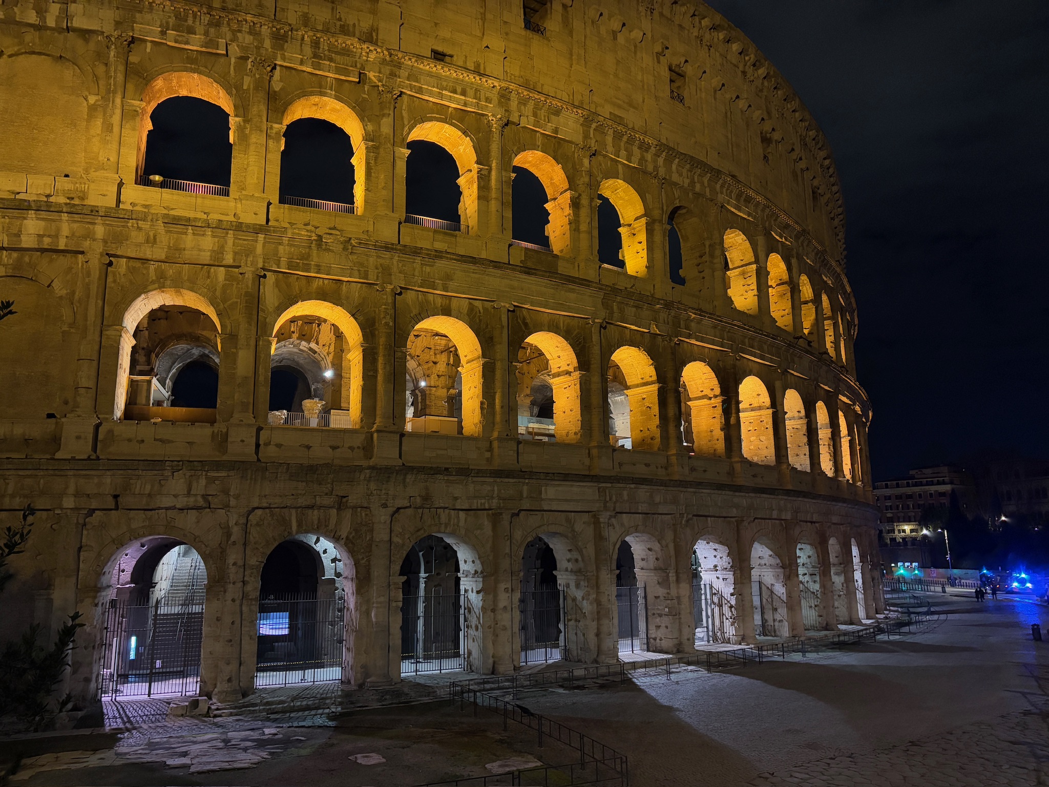 Colosseum at night